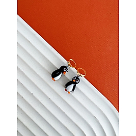 El Yapımı Cam Altın Kaplama Küpe